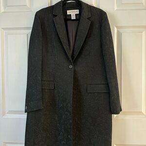 Jones New York Black Textured Blazer